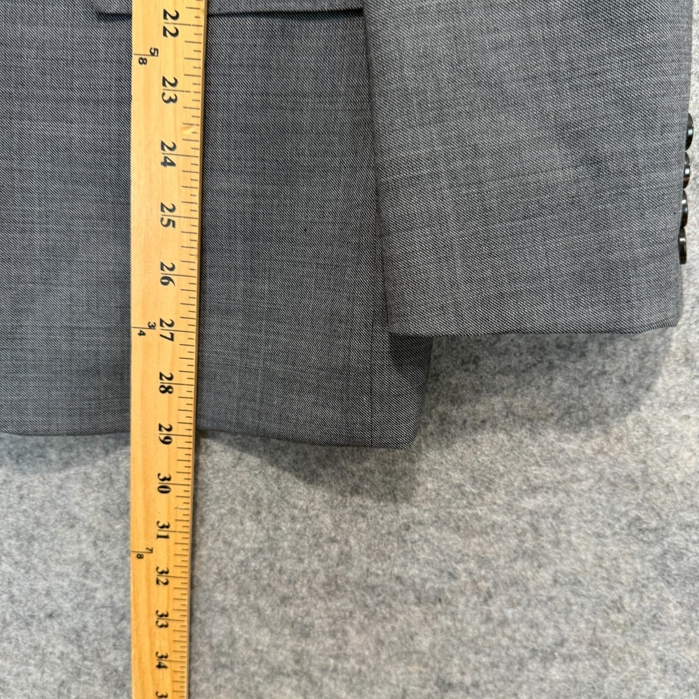 J. Crew Factory Gray Men's Two-Button Blazer - Picture 4 of 16